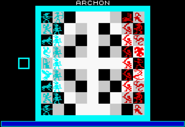 Archon - The Light and the Dark - ZX Spectrum game screenshot (1985) by Ariolasoft